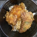 桂庵 - ミニイカ天丼