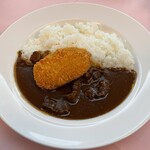 292238398 - 黒毛和牛のカレー＋カニクリームコロッケ