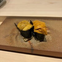 鮨 銀座おのでら 名古屋店 - ウニ食べ比べ
