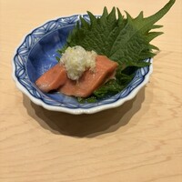 鮨 銀座おのでら 名古屋店 - ほたての卵巣