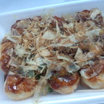 味富士たこ焼店 - たこ焼き(10個)　350円