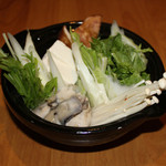 Sakaba Monkizu - 季節メニュー　牡蠣鍋