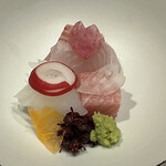 やす多” - お造り・アオリイカ・本鮪中トロ・石鯛