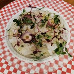 ビストロ マキムシ - 青森 北海たこカルパッチョ1,400円