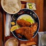 山角 - アジフライ定食
