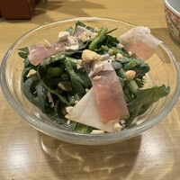 すぎ乃 - 春菊と生ハムの和風サラダ