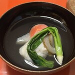 粋楽 - お椀　スッポン真薯