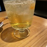 夜ノ焼魚 ちょーちょむすび - デコポンサワー