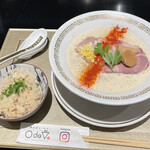 鯛白湯らーめん ○de▽ - 