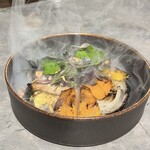 CICADA - 炭焼き野菜唐津ハーブのスモークサラダ