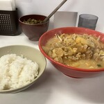 千成や - ライス中、肉ラーメン