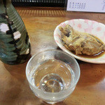 Idumi - 日本酒大(594円)＋お通し_2014-07-10