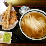瀬戸内製麺710 - ひやかけ＆天ぷらセット（H26.7.20）