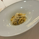 オステリア バッコ - ホワイトアスパラのタリアテッレ