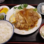 太田や食堂 - 生姜焼肉定食