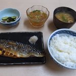 土佐旬菜 万次郎 - サバ塩焼き定食800円