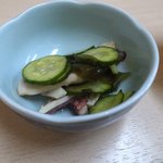 土佐旬菜 万次郎 - キュウリとタコの酢の物