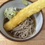 笠置そば - 冷やしイカ天
