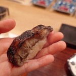 鮨 実紀 - 太刀魚 握り（手渡し）①