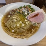 めん処 きよ洲 - サバとオリーブの芳醇ふたらぁめん850円税込大盛り