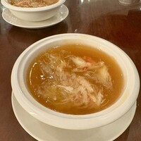 萬珍樓 本店 - 蟹肉のふかひれスープ