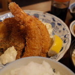 Marufuku - まる福のまる福定食の海鮮フライ（14.07）