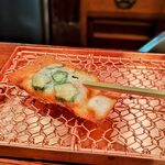 串かつ あーぼん - 海老とおくらの春巻