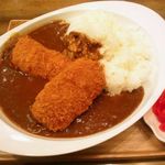 珈琲家あさぬま - カニクリームコロッケカレー(2012年1月撮影)