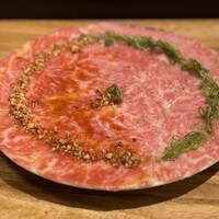福岡焼肉kintan - サーロインユッケハーフアンドハーフ