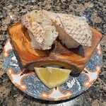 回転すし北海道 - 桜鯛岩塩炙り