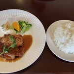 食事館八幡太郎 - チキンステーキ＆ライス
