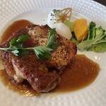 食事館八幡太郎 - チキンステーキ【和風ソース】