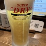 しんぱち食堂 亀戸店 - 生ビールは150円(外税)