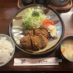とんかつ藤 - メンチカツ定食