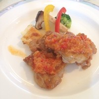 アクア オリビン - 鶏モモ肉のソテー