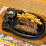 ブロンコ ビリー - 料理写真:炭焼きがんこハンバーグ