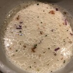 鴨出汁中華蕎麦 麺屋yoshiki - クリーム昆布水と貝出汁細つけ麺（塩）