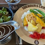 100時間カレー - 料理写真:半日分の野菜カレー
