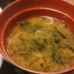 Ganso yakitori kushi hacchin - 味噌汁