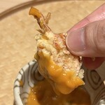 天婦羅くすのき - 海老味噌で