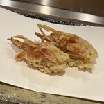 天婦羅くすのき - 車海老の頭