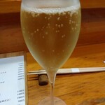 ほ志の - 本日の泡 グラス