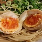 中華そば 麺や食堂 - 味玉は比較的固い部類だ！