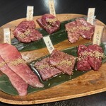 燒肉Bar 秀 - 肉8種盛り②