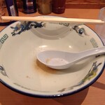 ケンチャンラーメン - 完食です