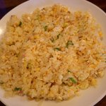 本田商店 - 久留米やきめし中：500円は味付けにラーメンダシも使っています