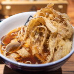 十割そば天ぷら 相馬庵 - ごぼうの天ぷらのあさり蕎麦とたけのこご飯