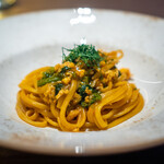 JAM17 DINING - ウイキョウと真鯛をトマトで軽く煮込んだ ラグーソースのパスタ