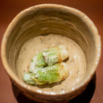 礼讃 - 頂天芽（ちょうてんめ）の葛揚げ