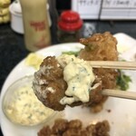 泉 - エビのタルソーを唐揚げにも